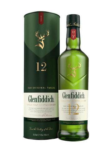 Glenfiddich 12 Year Old Single Malt Scotch Whisky