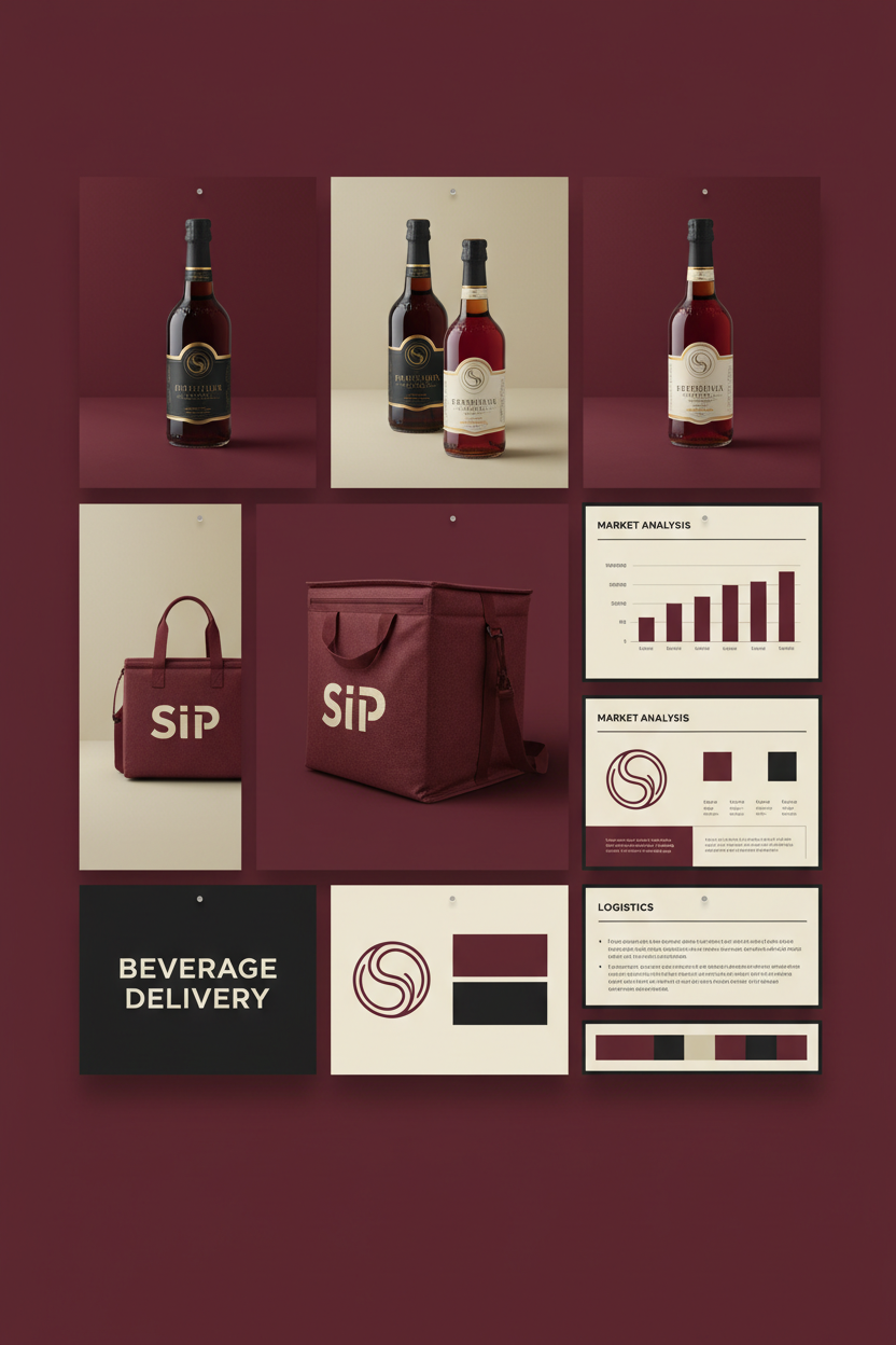 Booze Run Brand Board