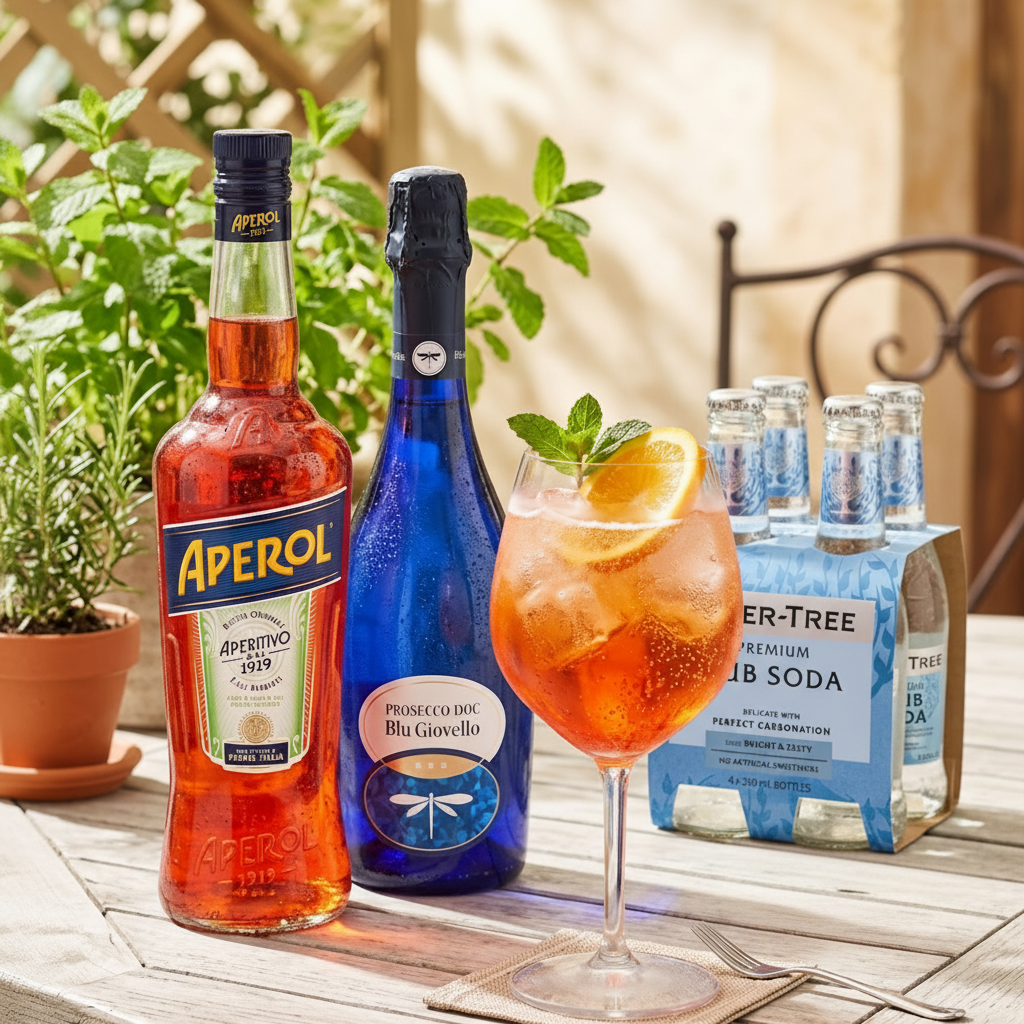 The Complete Aperol Spritz Bundle — Aperol, Blu Giovello & Fever-Tree