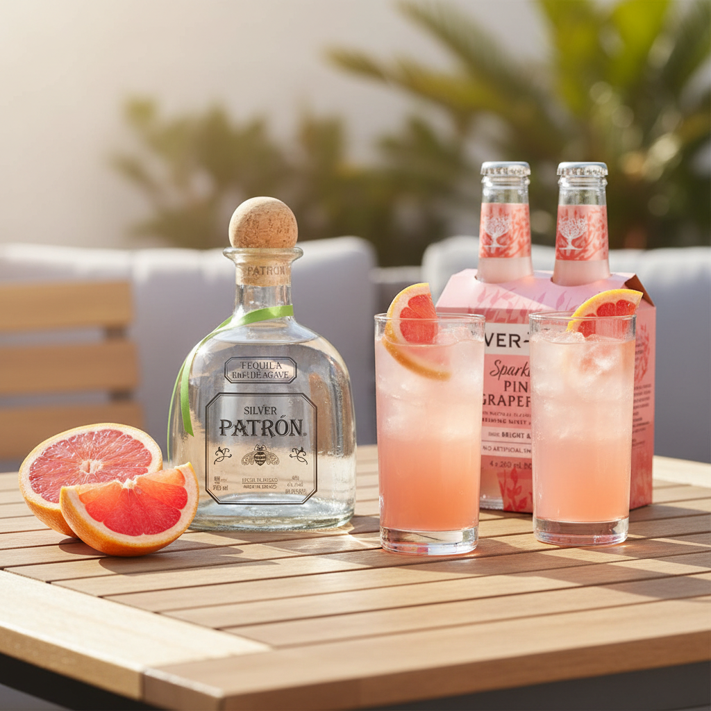 The Paloma Bundle — Patrón Silver & Fever-Tree Pink Grapefruit