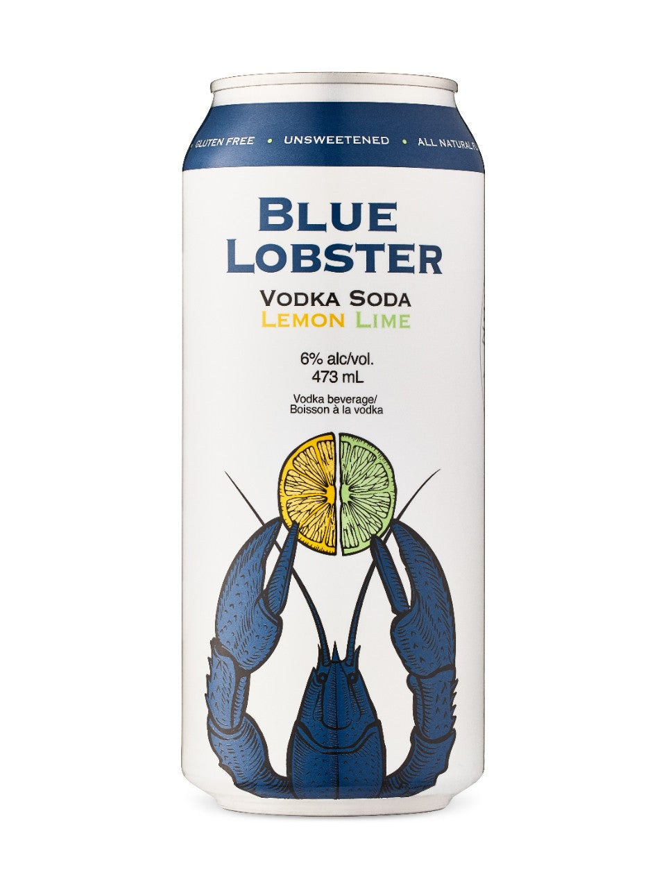 Blue Lobster Vodka Soda Lemon Lime