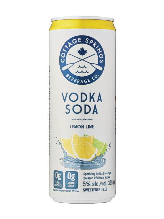 Cottage Springs Lemon Lime Vodka Soda