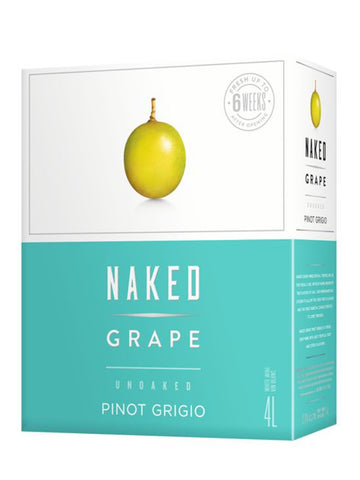 Naked Grape Pinot Grigio - 4L Box