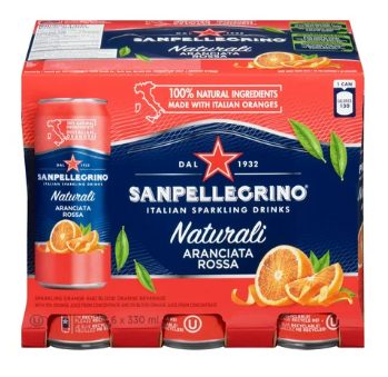 San Pellegrino Naturali Arancia Rossa Sparkling Blood Orange