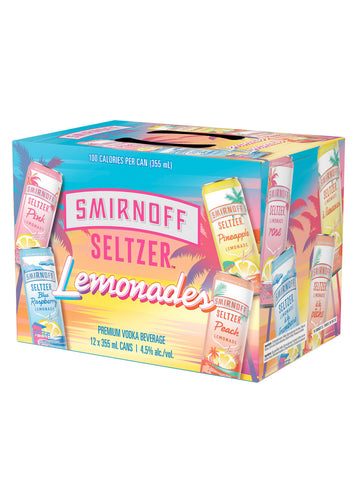 Smirnoff Seltzer Lemonades Variety Pack